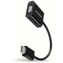 Axagon adapteris RVH-VGN HDMI į VGA, 0.15m, 1 HDMI prievadas, 1 15pin D-sub, juodas