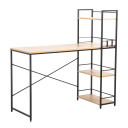 Rakstāmgalds STUDY 120x51xH120cm, ozols/brūns 40845