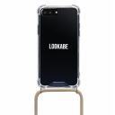 Lookabe Kaklarota iPhone 7/8+ LOO007, 1.5m, ūdensizturīgs, netīrumus atgrūdo&scaron;s, elastīgs, misiņa elementi