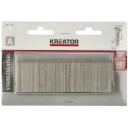 A tipa naglas 40mm, nerūsējošais tērauds, 1500 gab., KREATOR KRT305140, Kronis: 1.8 mm, Stieples dziļums: 1.25 mm, Stieples biezums: 1 mm, Stieples izmērs: 18