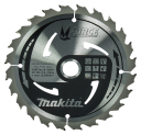 MAKITA T.C.T. B-32007 Zāģripa M-FORCE 165X2X20mm 15° T24