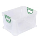 Eurobox with soft handles Luis 39x29x22cm 20L transparent 0610066001 Keeeper
