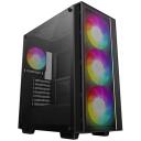 Deepcool Korpus MATREXX 55 Mesh V4 C R-MATREXX55-BCAGA4-G, 2x3.5", 2+1x2.5" 4 7, USB-C, USB 3.0, k&otilde;rvaklappide/mikrofoni pesa