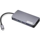 Lenovo 150 USB-C reisidok GX91M73946, 100 W, Gigabit Ethernet, 4 USB-C porti, HDMI