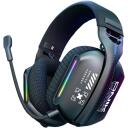 Onikuma GT808 spēļu austiņas, GT808 Black, 32&Omega;, 105dB, Bluetooth 5.3, 2.4GHz, 40mm, 18h, 1000mAh, 6x5mm mikrofons