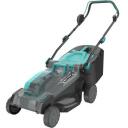Besk Akutoiteline muruniiduk 9116753, 20 V, 43 cm, 25-75 mm, 6 positsiooni, 40 l, harjadeta mootor, kokkupandav k&auml;epide