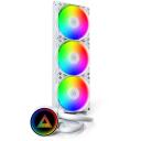 Montech CPU Jahuti LIGHTFLOW ARGB 360 (W), 3 ventilaatorit, 129.5 m&sup3;/h, 2200 RPM, 6 aastat garantiid