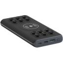 Denver Lādētājs-akumulators PBQ-10001 117140000300, 10000mAh, 5V 2A, 2 x 5V 2.4A, USB-C, MicroUSB, LED indikators