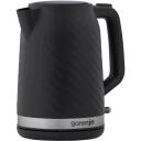 Gorenje Kettle K17SPB, 2200 W, 1.7 L, 360&deg; sukamo pagrindą, plastikas, juoda, automatinis i&scaron;jungimas, vandens lygio indikatorius