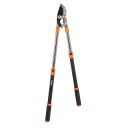 Alumīnija teleskopiskie zaru griezēji ar V-SERIES pārnesumu, Anvi, KT-V1240, regulējams garums 69-104 cm, pret slīdē&scaron;anas rokturi, augstas kvalitātes anvil asmens