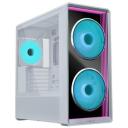 Lian Li Korpus LANCOOL 217 INF G99.LAN217INFW.00, 2x USB 3.0, 2x 120mm priekiniai ventiliatoriai, 1x 140mm galinis ventiliatorius