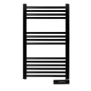Elektriline r&auml;tikukuivati radiaator vannituppa taimeriga 500W IP24 seinale Sani Towel 500 Black Eurom