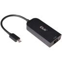 Club3D USB 3.2 Gen1 Type C к RJ45 2.5Gbps адаптер CAC-1520, 1 RJ45, 1 USB-C, 4.75V-5.25V, <80mA 10M, <130mA 100M, <300mA 1G