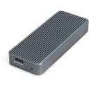 Digitus SDD cietā diska korpuss DA-71157, 20Gbps, USB-C 3.2, M.2 NVMe, alumīnijs, 1 x iek&scaron;ējais M.2 2230/2242/2260/2280