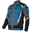 Lahti Pro t&ouml;&ouml;jakk 5076212, XXL, 9 taskut, 6 lukuga, peegeldavad triibud, 270 g/m&sup2;, v&otilde;rgusilm vooder