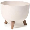 Lamela Lillepott Roma 9059195, &Oslash; 24 cm, 15 cm, plastmass, kreemiv&auml;rv, siseruumide taimed