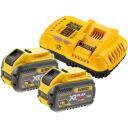 DeWALT Įrankių įkroviklis DCB118Y2-QW 54V, 12Ah, 8A, 54V, SVHC, REACH, įkrovimo indikatorius, montuojamas ant sienos