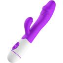 Erolab G-punkta un klitora masieris ZYCD01p, 30 frekvenču, 200 mAh, 2 motori, USB uzlāde, silikons + ABS, violeta