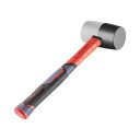 Rubber hammer 450g, fiberglass handle DNIPRO-M