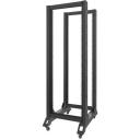 Lanberg Open Rack 32U OR01-6832-B, 600x800mm, 28kg, 167.4cm, 80cm, 32 riiulit, 600kg koormus, ratastega