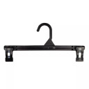 Вешалки для одежды с зажимами 2 шт. ORDINETT 129841017 пластиковые 30x1,75x14,5см черные