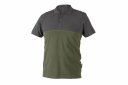 Polo T-krekls, URFT, HT5K419-2XL, tum&scaron;i zaļ&scaron; ar pelēkiem akcentiem, 100% kokvilna, 2XL