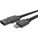 Emtec kaabel USB-A Lightning ECCHAT700AP, 1.2m, 2.4A, USB 2.0, hall, must