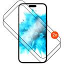 FIXED Ekrāna aizsargs iPhone 17 FIXGFADA-1600-BK, 0.33mm, melns, 2.5D, triecienizturība, skrāpējumu aizsardzība
