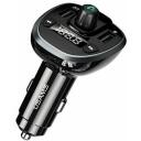 Usams FM siųstuvas C21 USA000754, 87,5-108MHz, Bluetooth 5.0, 2xUSB 3,4A, MP3 palaikymas, 3,5mm garso jungtis