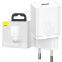 Baseus Super Si kiirlaadija 1C CCSUP-B02, AC 100V-240V~, 50/60Hz, 0.8A, 5V=3A, 9V=2A, 12V=1.67A, 20W Max.
