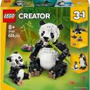 Lego Konstruktors 3in1 Savvaļas dzīvnieki: Pandu ģimene 31165, 626 gab., Dzīvnieki, Plastmasa, 8 g., 626