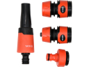 Voolikuühenduse komplekt 4 tk. 1/2" ja 3/4 YT-99831 YATO