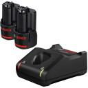 Akumulators+lādētājs GBA12V 2x2Ah GAL12V-40 1600A019R8 BOSCH