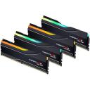 G.Skill Trident Z5 Neo RGB F5-6000J3244G64GX4-TZ5NR, 256GB, 4x64GB, DDR5, 6000MT/s, 32, 1.4V, multicolor apgaismojums, heatsink