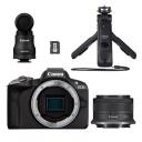 Canon EOS R50 + RF-S 18-45mm LOOME KOMPLEKT 5811C035, 24.2 MP, ISO 32000, LCD 2.95", Wi-Fi, videoteenus, CMOS, must
