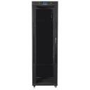 Lanberg Paigalduskapid rack 19 42U 600mm, 800kg, klaasuks, IP20, 2 ventilaatori pesa, 4 vertikaalset riba