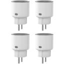Sonoff viedā kontakligzda S60ZBTPF 4Pack, 250V~50/60Hz MAX 16A, 4000W, Zigbee 3.0, eWeLink, izturīgs korpuss