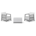 Keter Aia m&ouml;&ouml;bli komplekt Scandi Linea Balcony Set 29214643ECN, 19.10kg, 118.50cm x 78.50cm x 39.50cm, UV vastupidav