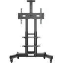 Onkron TV stovas TS1552-B, 40-70 colių, maksimali apkrova 60.5 kg, auk&scaron;čio reguliavimas 1200-1500 mm, 2 AV lentynos