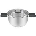 Resto Kastrul 92201 1.6L, L&auml;bim&otilde;&otilde;t 16cm, Materjal: Bakeliit, Roostevaba teras, Ergonomilised kokkuklapitavad k&auml;epidemed