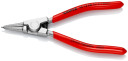 Circlip Pliers, KNIPEX, 46 13 A0, chrome-plated, non-slip tips, 140 mm