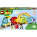 Lego DUPLO 10954 Skaičių traukinys, 23 vnt., 18m+, 10 spalvotų skaičių blokelių, stumiamas traukinys, figūrėlės