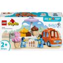 Lego Konstruktors 10458, 22 gab., 2-5 g., plastmasa, Heeler ģimenes auto, interaktīva rotaļlieta