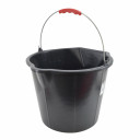 CONSTRUCTION BUCKET STRONG w/ POURING SPOUT 15L/ METAL HANDLE & PLASTIC GRIP AW23533 AWTOOLS