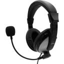 Media-Tech Провода наушники Turdus Pro MT3603, 20Гц, 20000Гц, 95дБ, 32&Omega;, 2.3м, 2x3.5мм, фиксированный микрофон