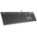 A4Tech Klaviatūra KV-300H A4TKLA39976, 43.6cm, 12.4cm, 2.2cm, USB, membrāna, 2 USB porti, ergonomisks dizains